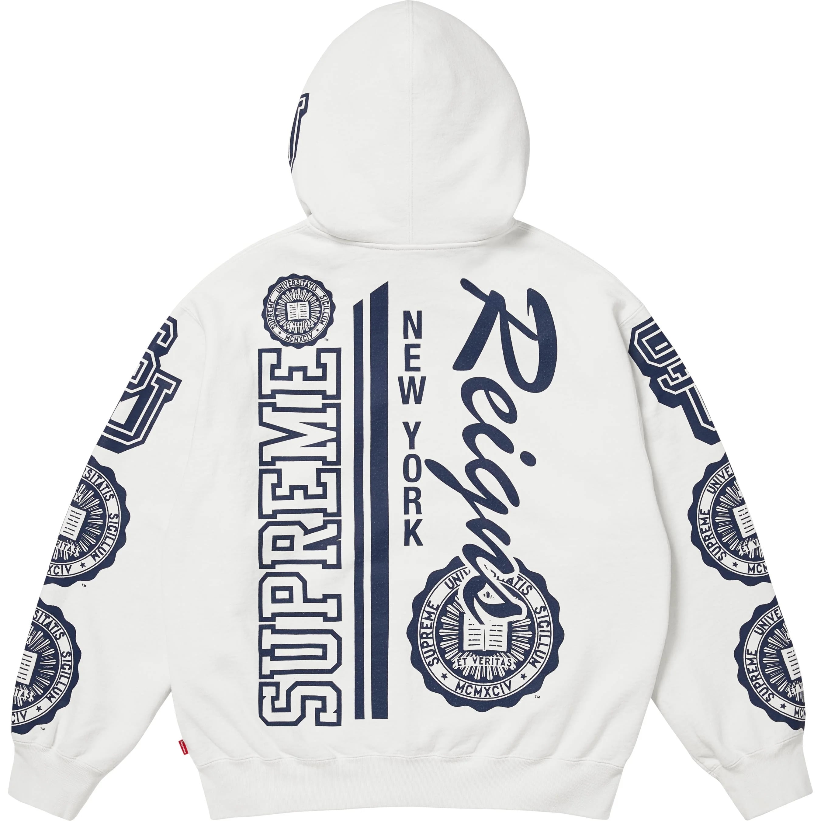 Knowledge Reigns Zip Up Hooded Sweatshirt view 3